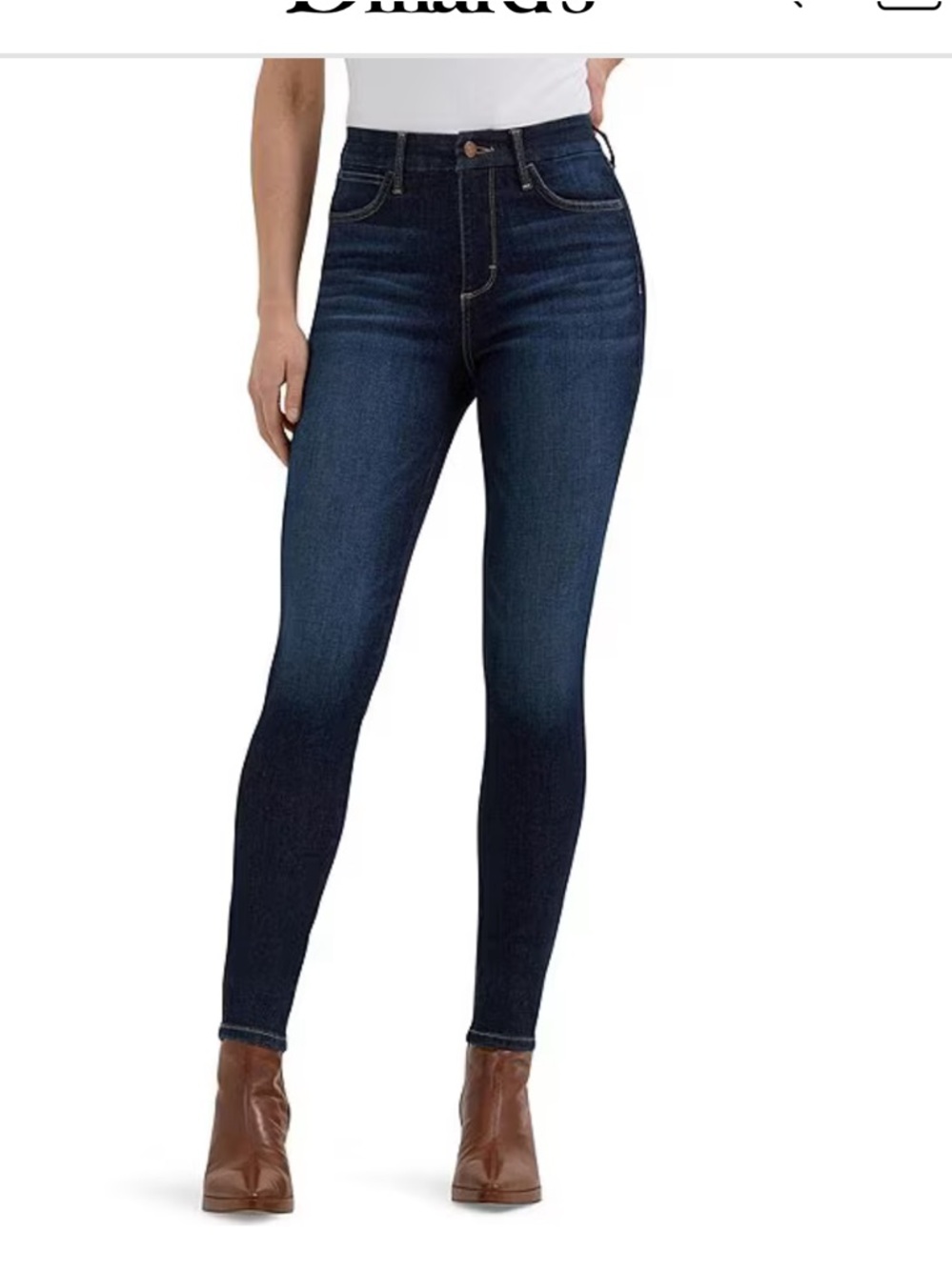 Wrangler Women's Dark Blue Bespoke skinny